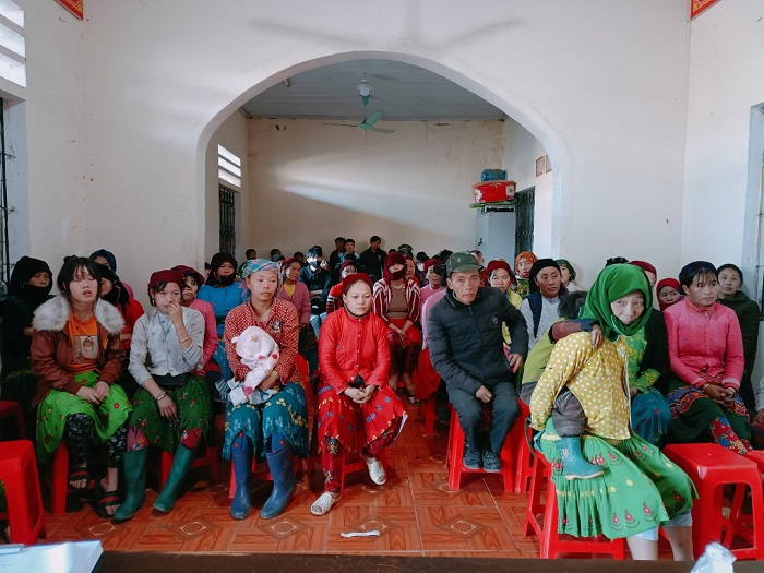 Thôn Pã Pì Lèng tổ chức họp thôn triển khai các nhiệm vụ trọng tâm tháng 2.