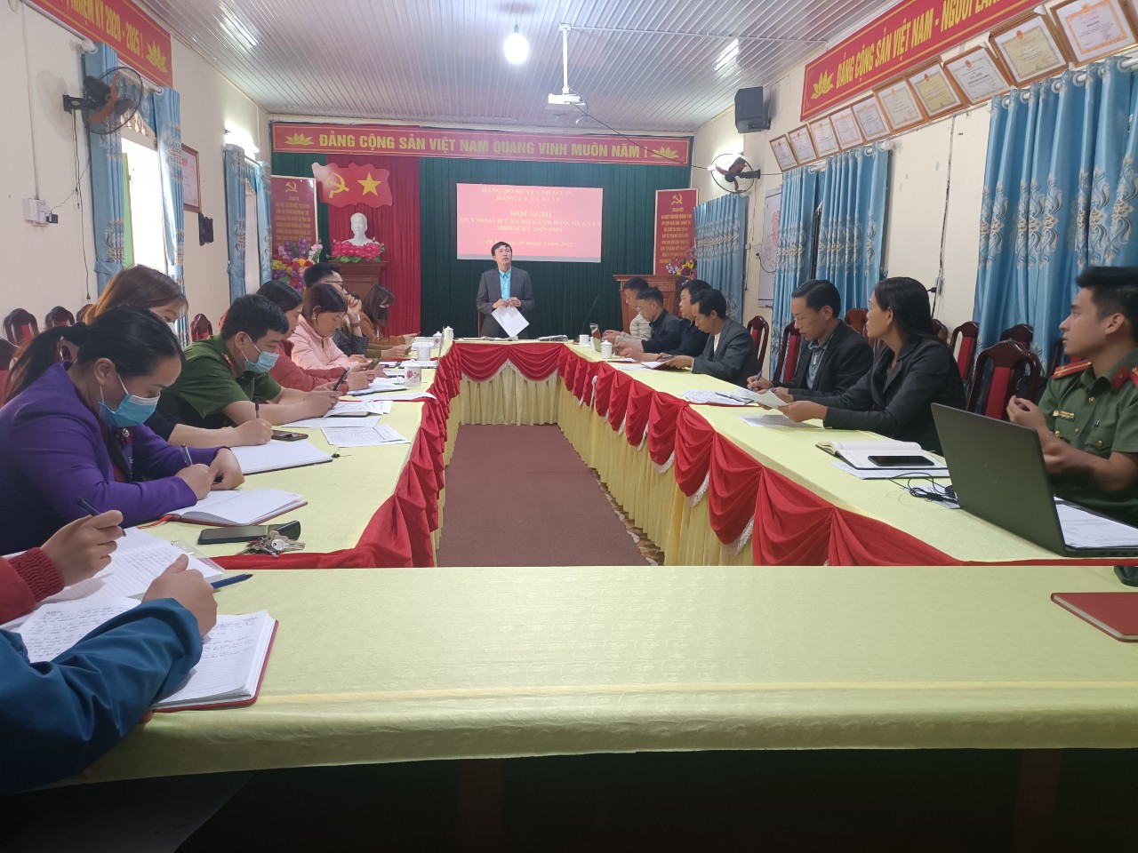 Đảng uỷ xã tổ chức hội nghị chuyên đề về công tác quy hoạch cán bộ nhiệm kỳ 2025 - 2030.