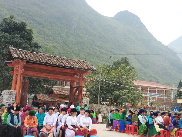Thôn Pả Vi Thượng, Pả Vi Hạ tổ chức ngày hội đại đoàn kết các dân tộc ở khu dân cư năm 2023.